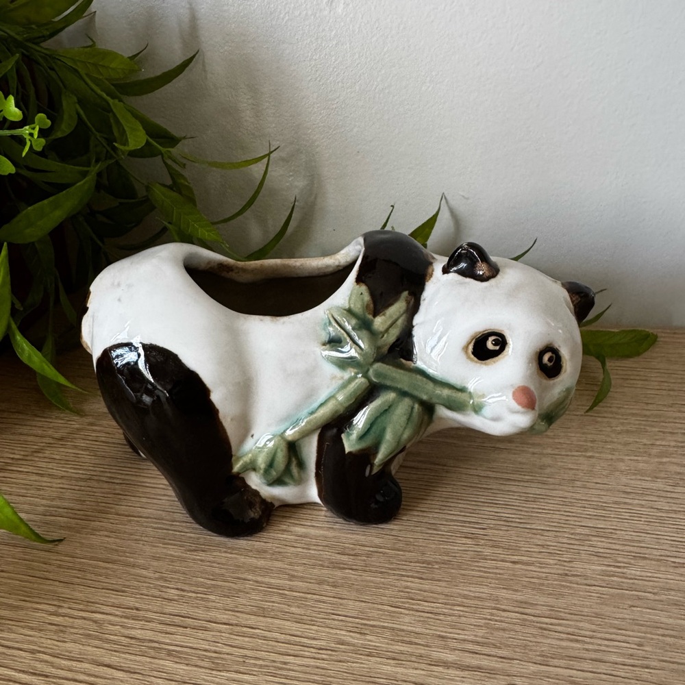 Panda Ceramic Planter